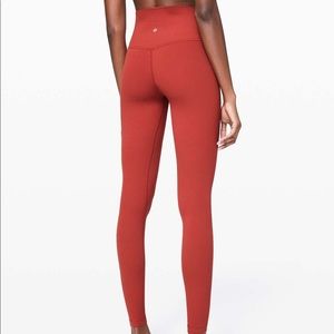 Lululemon Align Leggings Full Length 28 in Cayenne